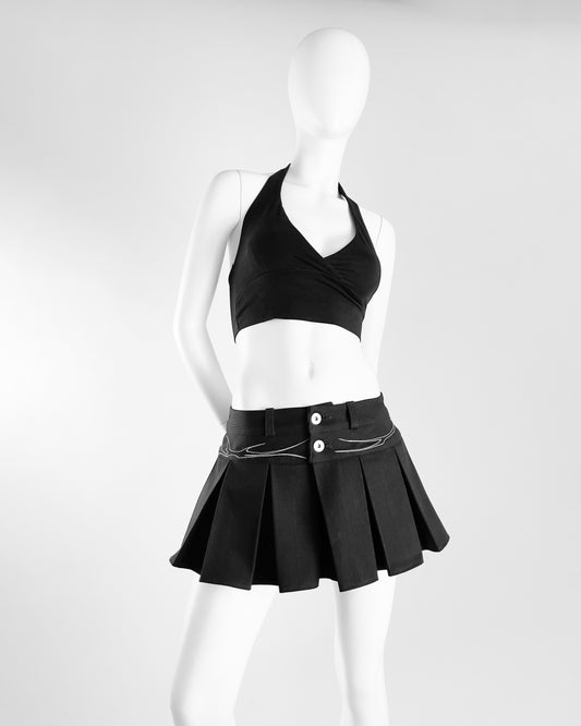 Double waist skirt