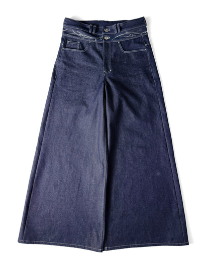 Double waist pants