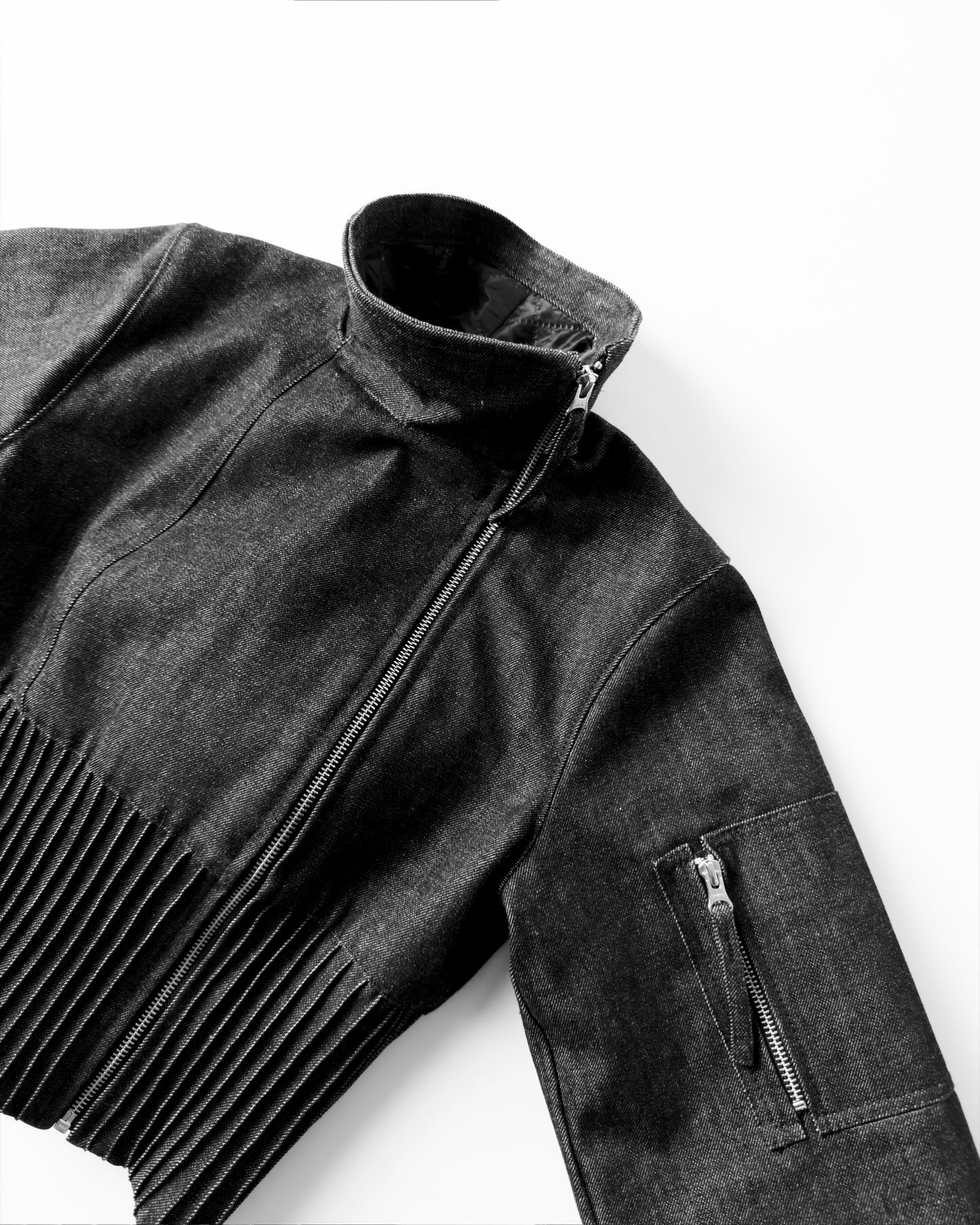 Denim bomber gray