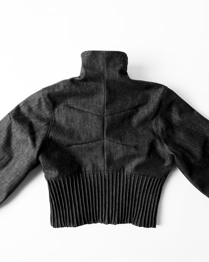 Denim bomber gray