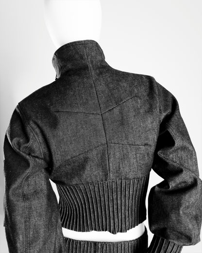 Denim bomber gray