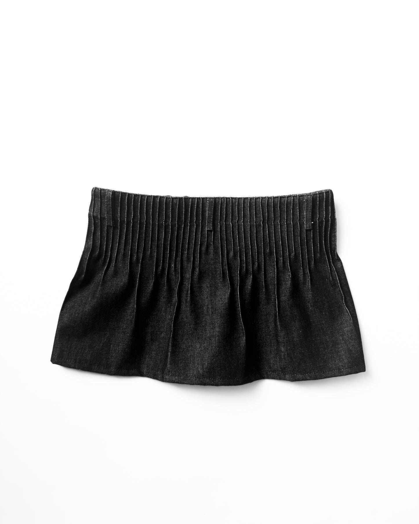 Denim skirt gray