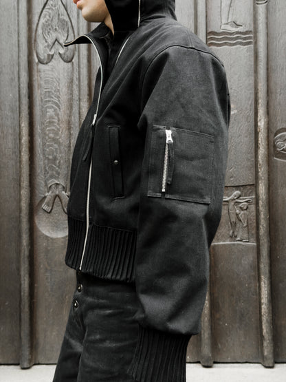 denim bomber men