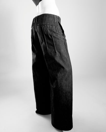 pleats denim women
