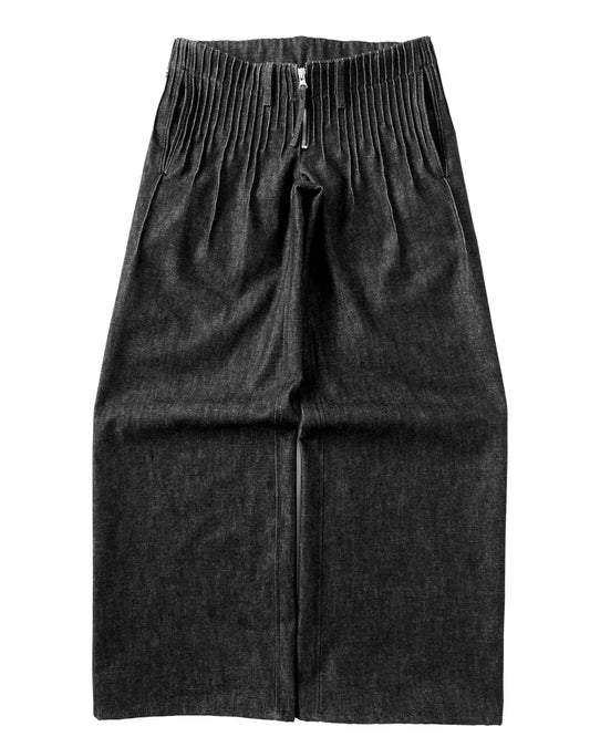 pleats denim women