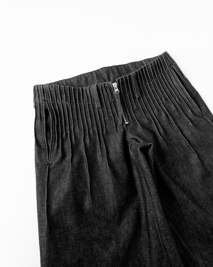 pleats denim women