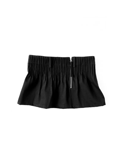 Denim skirt black