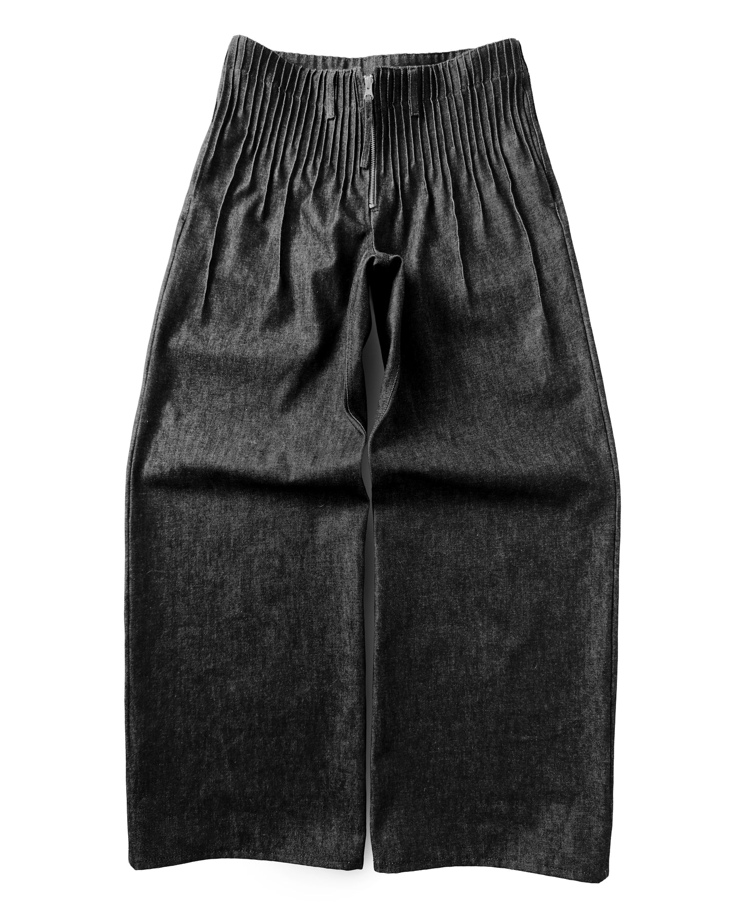 pleats denim men
